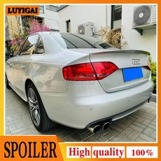 세단 차량용 리어 루프 스포일러 윙 트렁크 부트 립 캡 트림 차량 바디 키트, 1. Unpainted, 기본