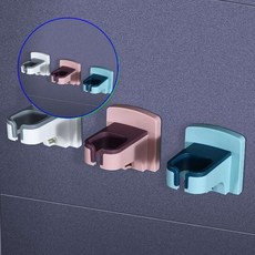 쌍문상회 드라이기걸이 욕실용 드라이기꽂이 홀더 정리 드라이기홀더 헤어 드라이기 부착식 편리한 거치대 드라이기거치대 40872EA, 블루