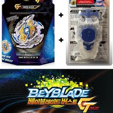 츠바이롱기누스+좌회전 베이런처L/좌회전팽이/진검어빌리티/츠바이 롱기누스/베이블레이드버스트GT 진검/, 1개