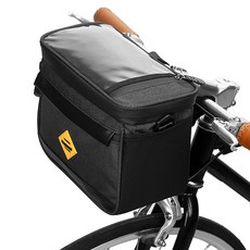 서브22 킥보드 미니벨로 자전거 핸들바 가방 크로스백, 1개, 블랙