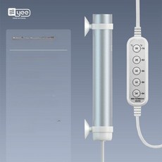수조용히터 막대히터 온도 히터봉 수중 해수 거북이 탱크 막대 수조 어항, 1개