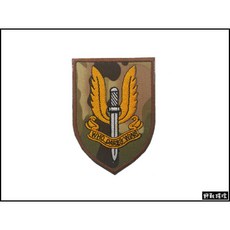【野戰搖滾-生存遊戲】SAS英軍空降特勤隊刺繡臂章肩章【MultiCam】多地形迷彩識別章 CP迷彩