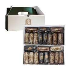 [DM] 대대로 내려온 전통 국내생산 궁중한과_달콤한 초코 땅콩 찹쌀 유과 선물세트 540g, 상세설명 참조