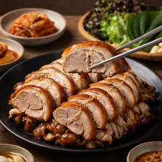 삼형제고기 흑마늘 앞다리 무뼈 족발 순살, 5개, 250g