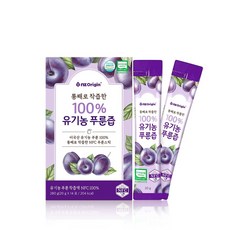 엔젯오리진 통째로 착즙한 유기농 푸룬즙 20g 14회분 1개