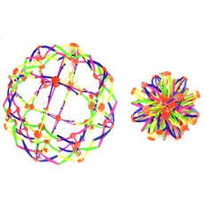 매직볼 가시 매직공 던지면 커지는 매직 요술 큰 공 놀이 장난감 그물 굴리기 소형 대형, 1. 소형