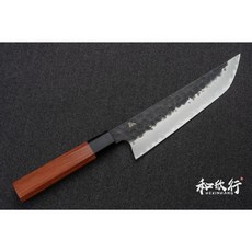 和欣行 麒麟 AY70 黑打搥目 三合鋼 先丸牛刀 210mm, 1個