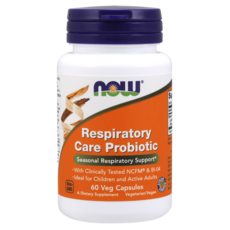 NOW Foods Respiratory Care益生菌無麩質素食膠囊, 60顆, 1罐