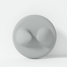 福媽寵物 寵物罐頭蓋 保鮮蓋 保鮮蓋矽膠 圓形 矽膠湯匙 矽膠蓋 罐頭蓋 寵物罐頭, 中性灰, 1個