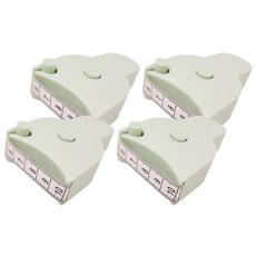 理享家 自動伸縮腰圍三圍測量捲尺 1組, 北歐綠