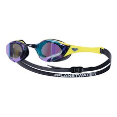 아레나 미러 수경 코브라 엣지 스와이프 AGL-160MSW 수영 물안경, 아레나수경AGL-160MSW 옐로우, 1개