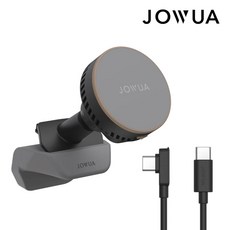 JOWUA 테슬라 무선충전 Qi2 맥세이프 송풍구 에어벤트 아이폰 거치대 모델3(24+)/Y(25+) 주니퍼 하이랜드 조우아 조와, 그레이, 1개