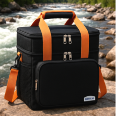 클라리브 피크닉 보온 보냉 쿨러백, 블랙