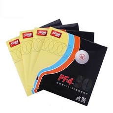 【雙兵桌球】 桌球膠皮 紅雙喜 PF4-50 最新版輕量型 黏性高彈套膠, 1個, 2.1~2.2mm,紅色