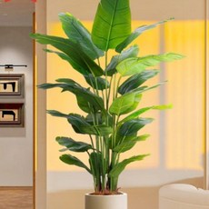 극락조 조화나무 여인초 인테리어 가짜 개업 카페, 1개, 3_0.8m+바구니