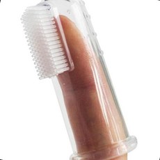 실리콘 강아지 손가락 칫솔 애견 어금니 치석 제거 입냄새 양치 고양이 이빨, 1개, 1ml