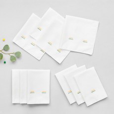대나무 손수건 5장, 엠보5장