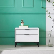 가구산책 2단 서랍 협탁 600 RC531, 1개, 그레이