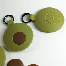 Gogoro 全車系專用 全防水鑰匙套, 綠咖啡鑰匙套, 1個