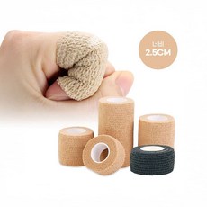 엠비아샵1 자가점착 손가락 밴드 2.5cmX4.5M 손가락밴드, 2-자가점착2.5cm-블랙