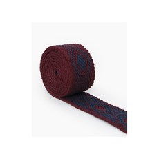 퀼트스타 아즈텍 양면 가방끈 45mm_와인&네이비, 1개, 와인&네이비