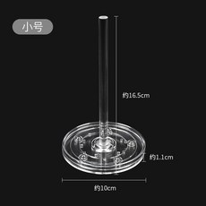 可旋轉毛線軸繞線器 家用毛線軸轉盤 手作編織工具櫸木軸架底座 穩固流暢不纏線, 轉盤毛線軸【底10cm】