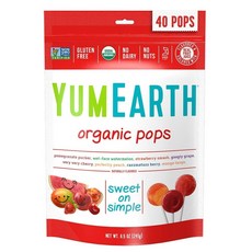YUMEARTH 水果棒棒糖, 1包, 241g