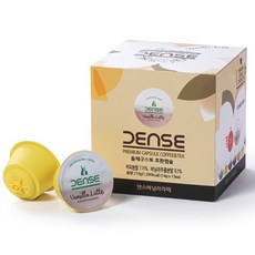 덴스 돌체구스토 호환 캡슐커피 바닐라 라떼 15개입, 1개, 14g