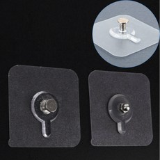 [샵피카] 다용도걸이 후크걸이 무타공벽후크 주방도구걸이 벽후크걸이, 납작걸이형