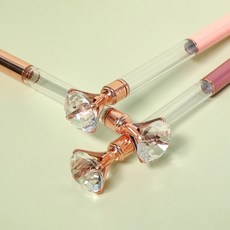 다이아 큐빅 하바리움 꽃 볼펜 diy 재료, 골드, 골드