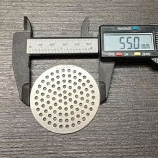 스테인레스 하수구 덮개 사각 거름망 식당 트랩 80mm, 1개, E. 304 원형 5.5cm