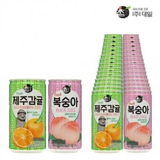 대일 참맑은 데일리 혼합 제주감귤+복숭아 175ml x ( hon*265xW