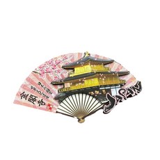 일본 세계여행 냉장고 자석 관광지 도쿄 마그네틱 인테리어 홋카이도 오사카 오키나와, 50.금각사 부채