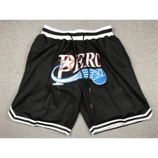 NBA 저스트 돈 무비 에디션 로고 자수 지퍼 포켓 볼 팬츠 반바지
