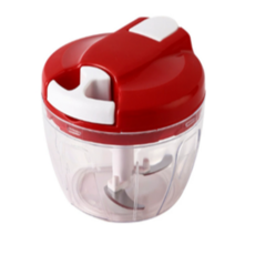 CRANK CHOP 多功能手動拉繩切菜器, Red, 1個