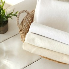 써니디자인 30수면 워싱 원단, 백아이보리, 1개