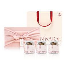 조은나래 콩고물 도라지정과 선물 세트 80g X 3개입, 3개, 연한 빨강