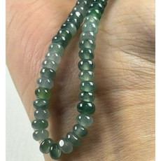 采禪手作 A1316 天然翡翠A貨 危料 鼓珠5-6.5*2.5-4.2mm, 1個, 隨機