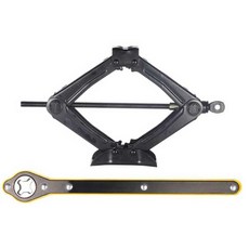 자동차 리프트 차량용자키 교체 수리 공구 도구 장비 정비 휴대용, 1톤 잭 + 렌치