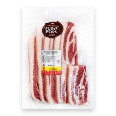 더푸드마켓 듀록 흑돼지 구이용 오겹살 500g, 1개, 구이용 500g(두께1cm)