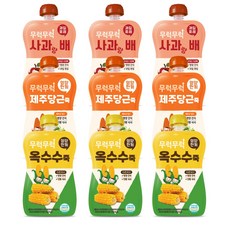 무럭무럭 키즈죽 과일퓨레 알뜰 9팩(사과배 당근 옥수수 각 3팩)