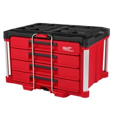 米沃奇 PACKOUT 四抽屜工具箱 48-22-8444 耐衝擊收納箱 金屬加固, 1個