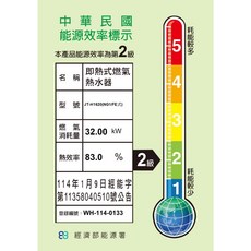 喜特麗 數位恆溫強制排氣即熱式燃氣熱水器 能源效率第2級, 1個, 天然氣NG1