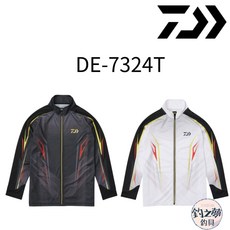 釣之夢 DAIWA DE-7324T 長袖釣魚上衣 24年秋磯新品 防曬透氣 釣魚衣, 白,L