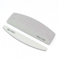 미주니상점 100 180 양면 네일사포 10p세트(반달형) 손톱가는거