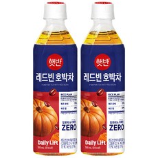 햇반 레드빈 호박차 500ml, 2개
