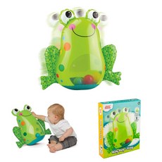 템팜 개구리오뚜기 아기장난감 오뚜기풍선 6개월아기장난감, 혼합색상, 1개
