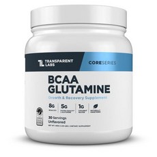 Transparent Labs BCAA Glutamine 트랜스패런트 랩스 BCAA 글루타민 무맛, 1개, 495g