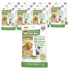 MIAWMIAW 妙喵慕斯軟包 4號, 40g, 12包, 鮪 + 雞 + 鰹節