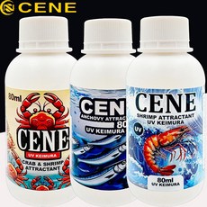 카포스 세네 에기 집어제 UV 케이무라 새우 멸치 게 3종 세트, 1개, 80ml